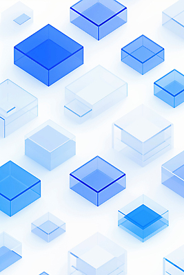 JPG 모양 편집이미지 디자인 예술 컬러 패턴 파란색 빛 상자 투명 크기 배열 모던 독창 편집3D AI컴퓨터그래픽 AI콘텐츠 무늬 3D 파일형식