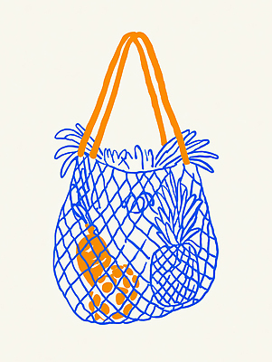 JPG 식물 디자인 패션 과일 일러스트 바나나 여름 파란색 쇼핑 주황색 수확 시장 사과 장바구니 파인애플 오브젝트 아기자기 국내일러스트 AI일러스트 AI콘텐츠 계절 컬러 컨셉 농업 바구니 열대과일 파일형식