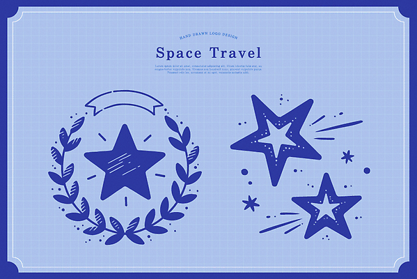 디자인 별 예술 여행 백그라운드 일러스트 그래픽 파란색 우주 공간 작품 심플 창의성 국내일러스트 AI파일 자연요소 컬러 미술 파일형식 벡터