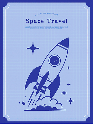 구름 디자인 별 여행 백그라운드 컨셉 일러스트 그래픽 파란색 우주 로켓 발사 국내일러스트 AI파일 자연요소 컬러 파일형식 벡터