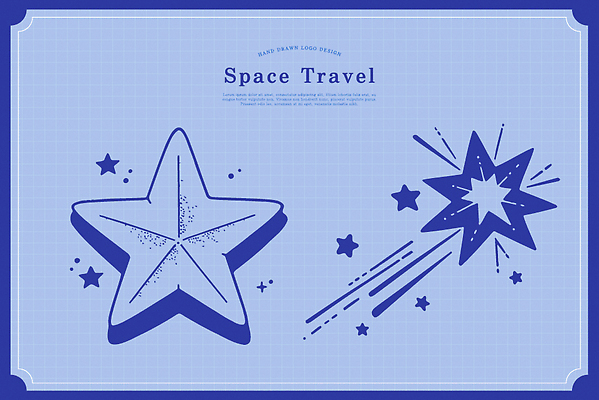 디자인 별 예술 상징 여행 백그라운드 일러스트 그래픽 파란색 우주 유성 우주선 모던 상상력 창의력 국내일러스트 AI파일 자연요소 컬러 파일형식 벡터