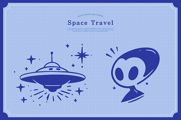 디자인 문화 예술 여행 일러스트 그래픽 우주 외계인 우주선 그림 UFO 우주여행 상상력 창의력 국내일러스트 AI파일 미확인물체 파일형식 벡터
