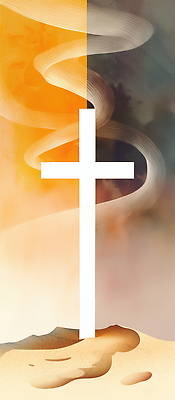 JPG 모양 구름 디자인 기독교 예술 상징 백그라운드 십자가 일러스트 추상 따뜻함 풍경 흐름 이미지 조화 뷰티풀 색채 차분 국내일러스트 AI일러스트 AI콘텐츠 자연요소 종교 컨셉 무늬 파일형식