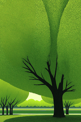 JPG 모양 나무 공원 잎 일러스트 자연 생명 가지 풍경 일상 초록색 햇빛 평화 환경 고요 숲 심플 조화 뷰티풀 국내일러스트 AI일러스트 AI콘텐츠 식물 공공시설 컬러 컨셉 채소 라이프 태양 생태계 파일형식