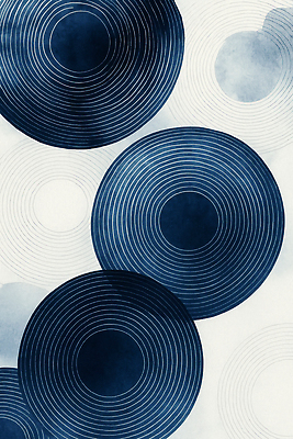 JPG 모양 디자인 예술 컬러 백그라운드 패턴 일러스트 파란색 공간 원형 크기 모던 질감 감성 조화 창의성 국내일러스트 AI일러스트 AI콘텐츠 도형 컨셉 무늬 파일형식