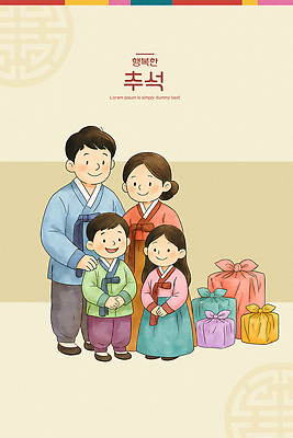 PSD 전통 명절 행복 문화 일러스트 가족 기념 한국 선물 미소 근접촬영 여러명 추석 축제 화목 다정 한복 주말 세대 기념사진 국내일러스트 한국전통 기념일 감정 아시아 뷰포인트 다수 컨셉 관계 표정 사람 전통의상 파일형식