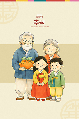 PSD 전통 명절 할아버지 행복 문화 어린이 과일 일러스트 가족 협력 기념 한국 따뜻함 사랑 성인 추석 축제 한복 국내일러스트 한국전통 기념일 노년 남자 감정 아시아 관계 사람 전통의상 파일형식