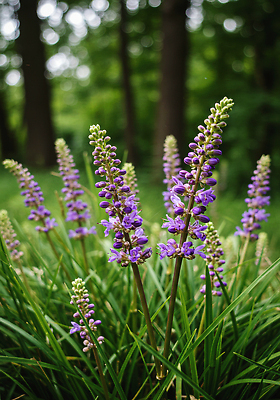 JPG 식물 편집이미지 화초 자연 풍경 잔디 여름 평화 환경 정원 숲 생태계 조화 맥문동 뷰티풀 편집실사 AI포토 AI콘텐츠 계절 컨셉 CG 파일형식