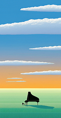 JPG 구름 예술 음악 바다 컬러 일러스트 상상 자연 하늘 수채화 창조 풍경 평화 고요 일몰 피아노 저녁 그림 조화 색감 수평선 국내일러스트 AI일러스트 AI콘텐츠 자연요소 컨셉 문화예술 노을 건반악기 야간 생태계 파일형식