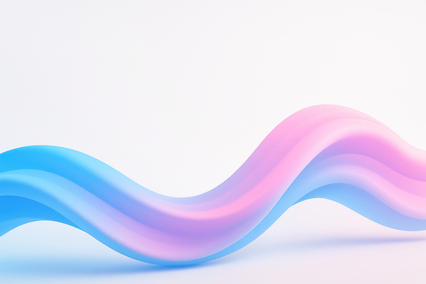 JPG 모양 편집이미지 디자인 예술 분홍색 컬러 백그라운드 곡선 추상 그래픽 파란색 모던 부드러움 조화 차분 편집3D AI컴퓨터그래픽 AI콘텐츠 선 컨셉 무늬 3D 감각 파일형식