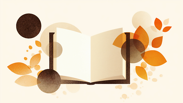 JPG 디자인 표지 예술 컬러 백그라운드 일러스트 상상 자연 나뭇잎 책 인테리어 독서 교양 원형 문학 감성 조화 창의성 테마 환상 국내일러스트 AI일러스트 AI콘텐츠 도형 컨셉 잎 생태계 파일형식