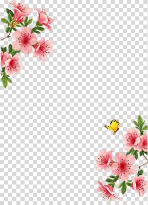 편집이미지 꽃 화초 분홍색 나비 백그라운드 자연 유리 장식 노란색 봄 조화 PNG 생동감 식물 계절 컬러 곤충 재질 생태계 파일형식