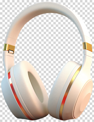 편집이미지 디자인 음악 기술 전자제품 헤드폰 소리 금색 흰색 휴대용 모던 귀 PNG 스타일 디테일 컬러 음향기기 문화예술 신체부위 오브젝트 파일형식
