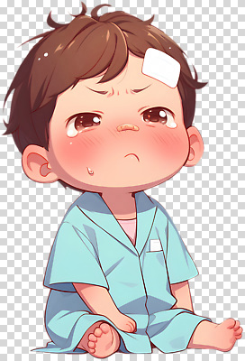 편집이미지 어린이 의자 표정 건강 병원 치료 고통 의사 아기 반창고 불안 눈물 소아과 긴장 PNG 감정 가구 의학 사람 의료진 의료용품 파일형식
