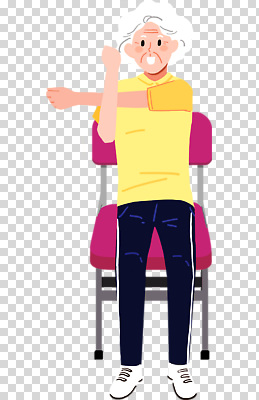 편집이미지 할아버지 노년 모션 실내 건강 생활 운동 헬스 스트레칭 팔 PNG 액티비티 남자 성인 내부 신체부위 파일형식