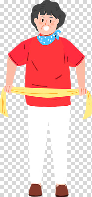 편집이미지 리본 티셔츠 바지 모션 사람 운동 스카프 활발 에너지 저녁 즐거움 준비 PNG 오후 감정 컨셉 셔츠 하의 건강 목도리 야간 파일형식