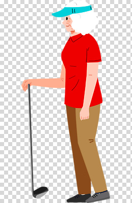 편집이미지 옷 공원 노년 지팡이 건강 일상 빨간색 갈색 걷기 도움 분위기 편안함 PNG 공공시설 컬러 컨셉 모션 성인 라이프 감각 파일형식