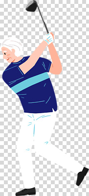 편집이미지 남자 스포츠 골프 모션 취미 캐주얼 파란색 운동 흰색 스윙 집중 클럽 PNG Outdoor 액티비티 옷 컬러 포즈 컨셉 건강 사람 구기 파일형식