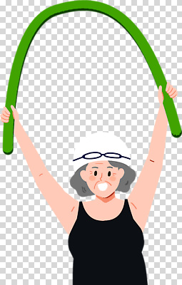 편집이미지 할머니 줄 모션 수영장 건강 웃음 여름 운동 운동기구 스트레칭 체육 PNG 재활 필라테스 계절 여자 노년 표정 치료 헬스 파일형식