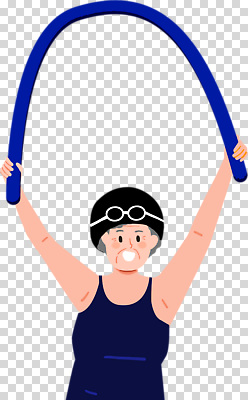 편집이미지 여자 노년 수영장 건강 취미 생활 운동 수중 수영 도구 즐거움 수영용품 PNG 감정 스포츠용품 사람 성인 수상스포츠 파일형식