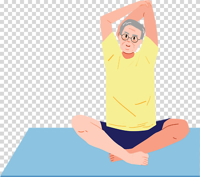 편집이미지 라이프스타일 웰빙 노년 요가 건강 성인 운동 스트레칭 매트 유연 PNG 사람 생활 파일형식