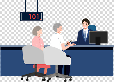 편집이미지 부부 노년 친절 표정 대화 컴퓨터 사무실 업무 체험 회의실 직원 서비스 상담 PNG 소통 커플 컨셉 비즈니스 말하기 성인 전자제품 작업 파일형식