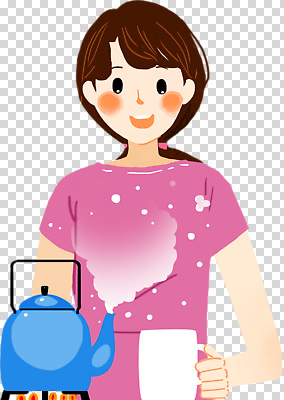 편집이미지 행복 음료 분홍색 가족 주전자 따뜻함 요리 소녀 일상 귀여움 주방 차 수증기 PNG 뜨거운물 여자 감정 어린이 컬러 컨셉 관계 주방용품 라이프 파일형식