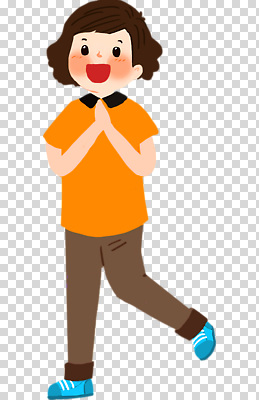 편집이미지 어린이 포즈 셔츠 모션 미소 웃음 들기 일상 주황색 양손 편안함 즐거움 PNG 가교 건축물 손 감정 컬러 상의 표정 사람 라이프 감각 파일형식
