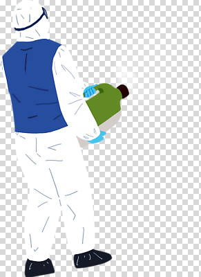 편집이미지 건강 안전 환경 보호 위생 청소 시설 예방 PNG 방역 소독제 작업자 방역복 옷 컨셉 파일형식