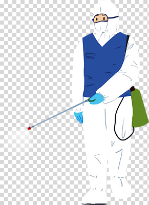 편집이미지 건강 안전 환경 작업 바이러스 위생 보호장비 예방 PNG 방역 소독 방역복 방역사 직업 옷 장비 파일형식