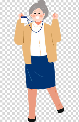 편집이미지 캐릭터 손 여자 패션 노년 행복 실루엣 컬러 장신구 표정 웃음 즐거움 그림 PNG 스타일 감정 촬영기법 사람 성인 신체부위 파일형식