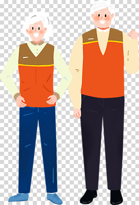 편집이미지 캐릭터 옷 노년 남자 포즈 신체 웃음 사람 즐거움 개성 PNG 색감 스타일 감정 표정 성인 파일형식