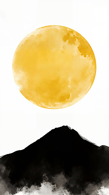 JPG 구름 예술 컬러 야경 일러스트 자연 하늘 수채화 산 풍경 일출 고요 금색 달 비교 신비 조화 뷰티풀 풍요 국내일러스트 AI일러스트 AI콘텐츠 자연요소 컨셉 노을 야간 생태계 파일형식 풍경_경치