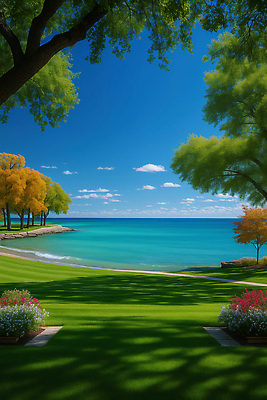 JPG 나무 편집이미지 파도 바다 컬러 자연 하늘 풍경 잔디 해변 맑음 가을 조경 조화 나무그늘 뷰티풀 이미지편집 AI컴퓨터그래픽 AI콘텐츠 식물 계절 날씨 그늘 생태계 파일형식