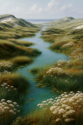 JPG 식물 꽃 바다 일러스트 자연 풍경 초원 물 여름 파란색 강 환경 생태계 조화 뷰티풀 접착풀 전경 국내일러스트 AI일러스트 AI콘텐츠 자연요소 계절 컬러 문구용품 풀_접착제 파일형식 탑뷰