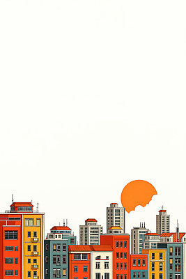 JPG 그릇 디자인 건축 컬러 일러스트 창문 하늘 거리 서울 기와 풍경 건물 평화 노을 탑 일몰 활발 도시 저녁 모던 스카이라인 국내일러스트 AI일러스트 AI콘텐츠 자연요소 식기 건축물 컨셉 한국 야간 파일형식