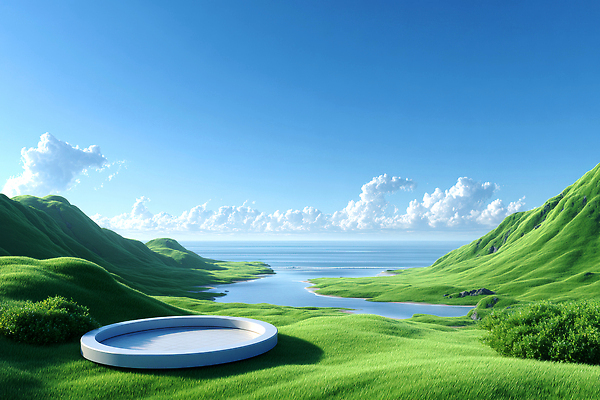 JPG 구름 편집이미지 계절 호수 자연 하늘 산 풍경 초원 초록색 물 평화 언덕 생태계 뷰티풀 이미지편집 AI컴퓨터그래픽 AI콘텐츠 자연요소 컬러 컨셉 파일형식