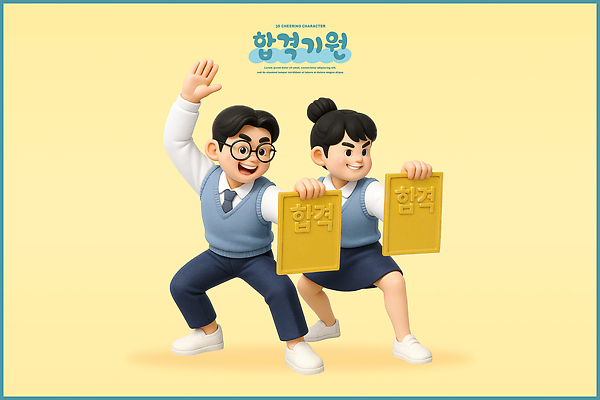 PSD 편집이미지 캐릭터 학생 교육 학교 모션 협력 친구 수능 춤 자신감 즐거움 수험생 소통 동아리 Teamwork 편집3D 감정 컨셉 관계 고등학생 문화예술 3D 시험 파일형식