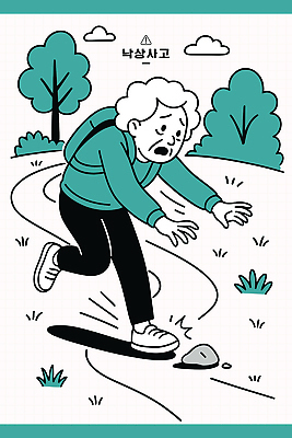 나무 남자 길 생각 일러스트 발 자연 경고 안전 사람 등산 표지판 위험 스니커즈 백팩 산길 넘어짐 접착풀 국내일러스트 AI파일 식물 운동화 컨셉 가방 모션 문구용품 알림판 신체부위 트래킹 풀_접착제 생태계 파일형식 벡터