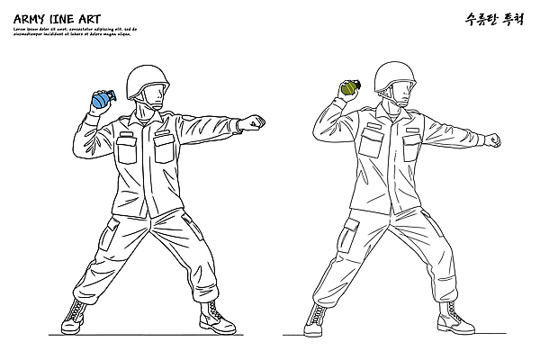 남자 스포츠 포즈 백그라운드 일러스트 모션 안전 군인 장애물 집중 연습 군복 전쟁 전략 수류탄 전진 국내일러스트 AI파일 직업 무기 컨셉 유니폼 사람 국군 파일형식 벡터