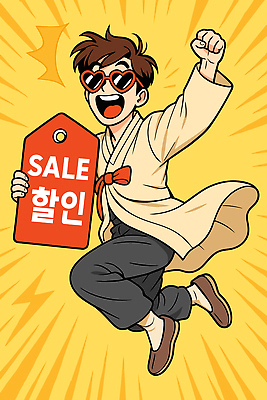 캐릭터 패션 남자 행복 문화 일러스트 한국 웃음 이벤트 쇼핑 유행 꼬리표 세일 점프 축제 기쁨 전통의상 절기 즐거움 활기 국내일러스트 AI파일 전통 계절 감정 아시아 컨셉 모션 표정 사람 라벨 파일형식 벡터