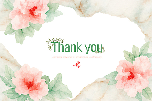 PSD 디자인 꽃 감정 예술 상징 컬러 일러스트 자연 수채화 밝음 장식 공백 표현 메시지 분위기 코너 감사 부드러움 뷰티풀 국내일러스트 식물 컨셉 감각 생태계 파일형식