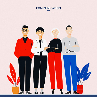 식물 캐릭터 감정 백그라운드 일러스트 모션 커뮤니케이션 협력 직장 함께함 대화 사람 친구 컬러풀 표현 그룹 모던 소통 국내일러스트 AI파일 컬러 컨셉 회사 관계 말하기 파일형식 벡터