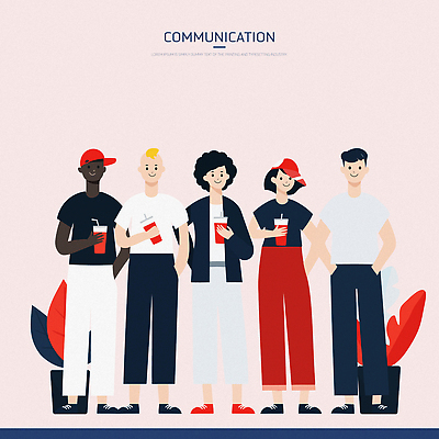 패션 감정 음료 상징 컬러 포즈 백그라운드 일러스트 커뮤니케이션 웃음 여름 파티 모임 표현 편안함 즐거움 다문화 스타일 국내일러스트 AI파일 계절 표정 이벤트 감각 사회이슈 파일형식 벡터