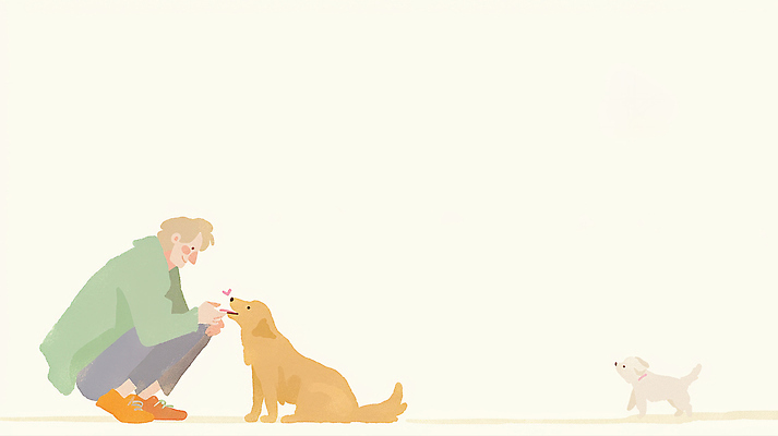JPG 동물 행복 반려견 일러스트 자연 따뜻함 사랑 사람 반려동물 기쁨 강아지 놀이터 연습 즐거움 소통 교감 관심 순간 유대감 국내일러스트 AI일러스트 AI콘텐츠 감정 컨셉 놀이 개 생태계 파일형식