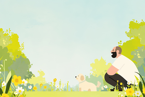 JPG 동물 공원 남자 꽃 행복 곤충 일러스트 자연 휴식 풍경 잔디 일상 여름 반려동물 소풍 산책 강아지 즐거움 소통 뷰티풀 오후 국내일러스트 AI일러스트 AI콘텐츠 식물 계절 공공시설 감정 컨셉 사람 라이프 야외활동 개 생태계 파일형식