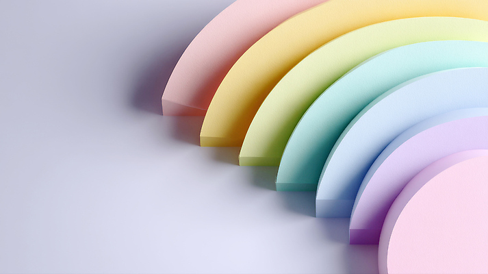 JPG 모양 편집이미지 디자인 종이 예술 컬러 창조 작업 배열 아치 소재 부드러움 조화 색감 이미지편집 AI컴퓨터그래픽 AI콘텐츠 감각 파일형식