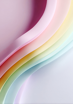 JPG 편집이미지 디자인 컬러 백그라운드 곡선 재료 문구용품 쌓기 공예 그림 부드러움 색종이 파스텔 조화 창의성 스타일 이미지편집 AI컴퓨터그래픽 AI콘텐츠 종이 선 모션 학용품 취미 감각 오브젝트 파일형식