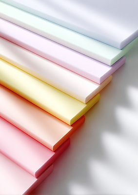 JPG 편집이미지 디자인 종이 분홍색 컬러 노란색 흰색 사무 그림 일렬 부드러움 생동감 창의성 이미지편집 AI컴퓨터그래픽 AI콘텐츠 업무 감각 파일형식