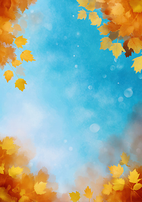 JPG 계절 단풍 일러스트 자연 하늘 나뭇잎 밝음 풍경 파란색 맑음 주황색 감상 가을 올리브 뷰티풀 색감 풍요 국내일러스트 AI일러스트 AI콘텐츠 열매 컬러 컨셉 잎 날씨 생태계 파일형식